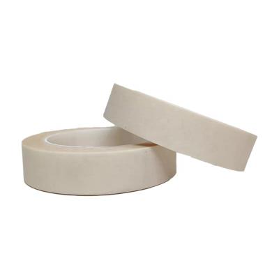 China Red paper high adhesion composite PET high temperature adhesive tape for glass car spray paint masking tape for sale