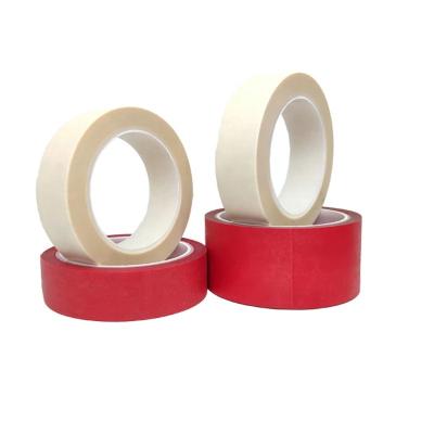 China Pet waterproof red masking tape 300 degrees high temperature spray paint masking tape composite red masking tape à venda