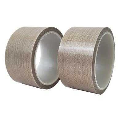 China Heat Resistant Teflons Impregnated Coated Fabric Fiberglass Cloth Ptfe Tefloning Tape For Cable for sale