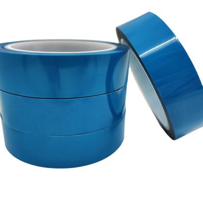 China New Refrigerators Electrical fixed No residue Single sided High Temperature Pet Blue Tape for sale