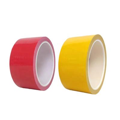 China Reflective Pvc tire glow in dark floor Barricade Caution Barrier Black Yellow Marking Warning Tape for sale