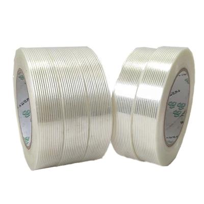 Chine 2inches 30M reinforced strapping 897 tape High Adhesion Tear Resistance Bi directional adhesive Filament tape à vendre