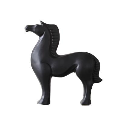 China Creative Ceramic INS Horse Home Decoration Gift For Wedding for sale