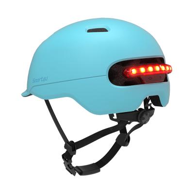 China Hot Selling Smart Lightweight Back LED Xiaomi Scooter Smart4u Bicycle Helmet Smart Helmets Support Lightweight Mountain Bike Helmet for sale