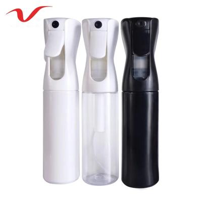 China Continuous Personal Care STOCK Spray Bottle Barber Hairdressing Salon Black White 200ml 300ml for sale