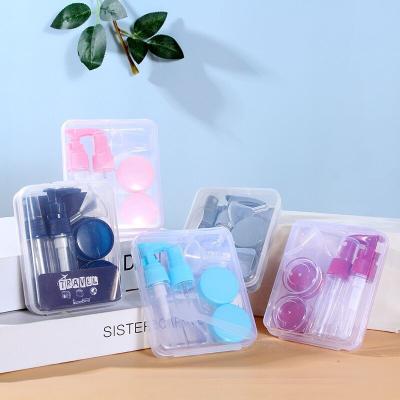 China Can Be Empty Bottle Set LOW MOQ 25ml 10g DIY Portable Pink Blue Purple Gray Travel for sale