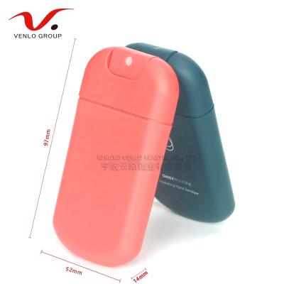 China Can be DIY venlo plastic refillable alcohol free hand sanitizer spray bottle 30ml card spray bottle for sale