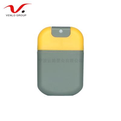 China Hot Selling Empty Plastic Type Refillable Perfume Spray Screw Screw Hand Sanitizer Credit Card Disinfectant Bottle for sale