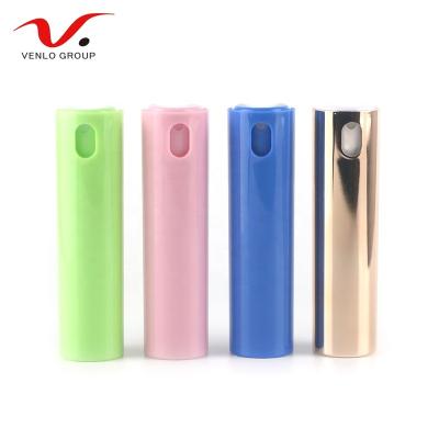 China Can Be DIY Venlo Bottle Perfume Spray Bottles Plastic Fine Refillable Mist Sprayer Container Mini Cylinder Sprayer Bottles for sale