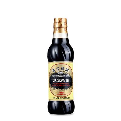 China On Deck 500ml OEM Soy Salsa Pearl River Mushroom Flavored PRB 500ml Superior Dark Soy Sauce for sale