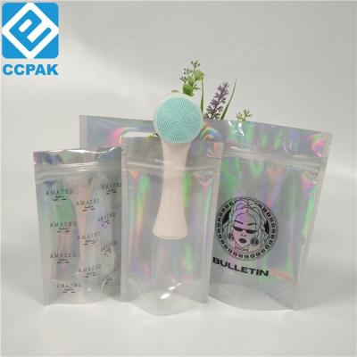 China Recyclable Manufacturer Hologram Mylar Bags With Zipper For Packing Sunflower Seeds for sale