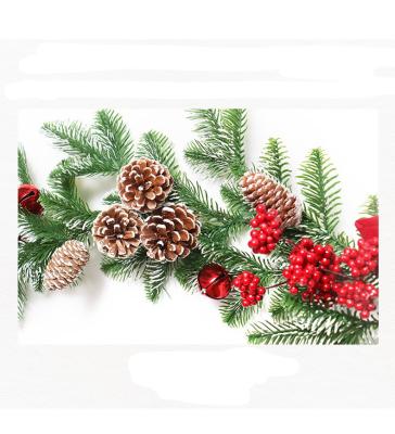 China Hot Selling Natural Christmas Pine Cone Garland Decoration Pine Cone Garland From Chinese Christmas Manufacturer for sale