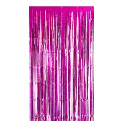 China Decorate Square Foil Fringe Curtain 2m Foil Fringe Braid Shimmer Curtain Door Wedding Birthday for sale