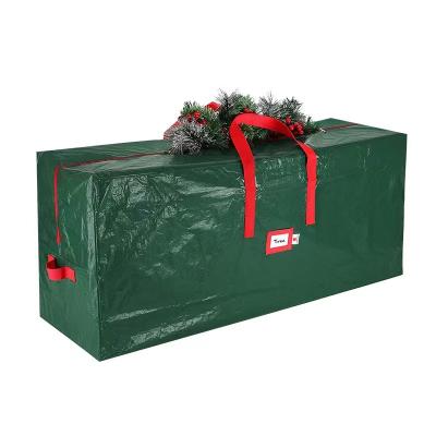 China Hot Selling Gift Xmas Tree Storage Bag PE Outdoor Home Waterproof Large Shaped Bag for sale