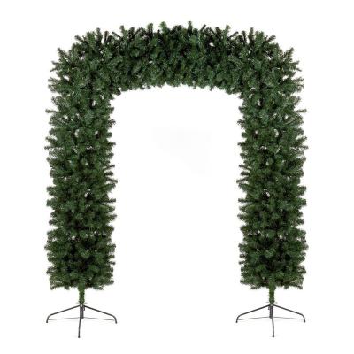 China Chirstmas Decor Christmas Arch PVC With Lights 240*270cm for sale