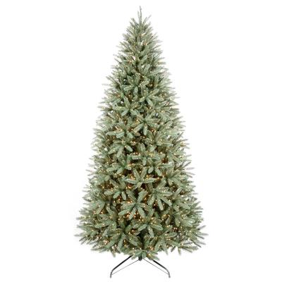 China Cheap Wooden Christmas Snow Yiwu PVC Pe Pampas Grass Mini Christmas Tree With Light Xmas Tree for sale