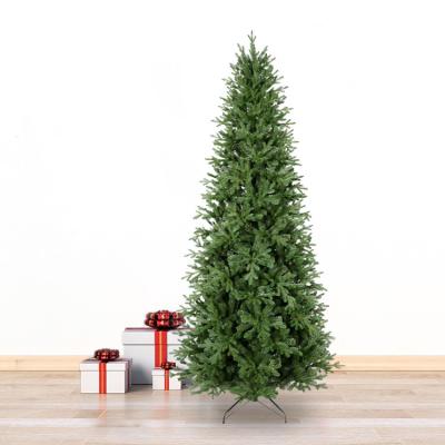 China Artificial Christmas tree made of PVC 180cm 210cm Xmas 2022 new high quality green mixed tree pe pet xmas with ornaments for sale