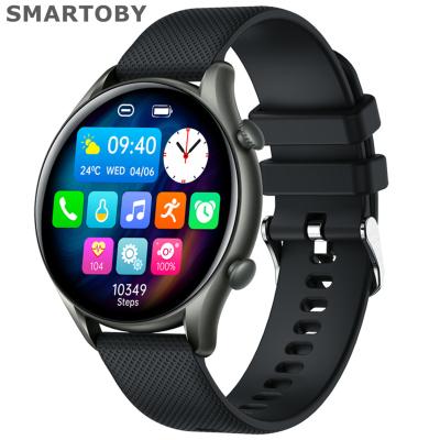 China Heart Rate Sleep Fitness Tracker IP67 Waterproof Smartwatch 1.32 inch Screen BT Answer Call Smartwatch SMARTOBY P49 for sale