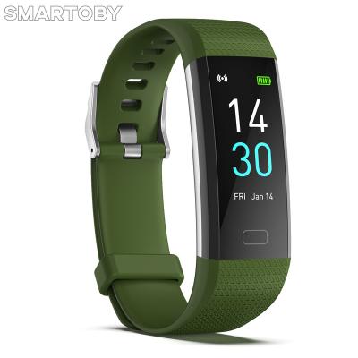 China SMARTOBY Touch Screen Women Men Sport Smart Watch Band With Temperature16 Body Sport Modes Fitness IP68 Waterproof Smart Band For Women Men for sale