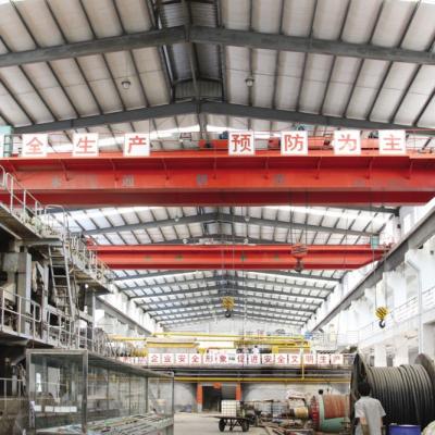 China Bridge Crane For Paper Factory QD And QE Double Girder Overhead Crane for sale