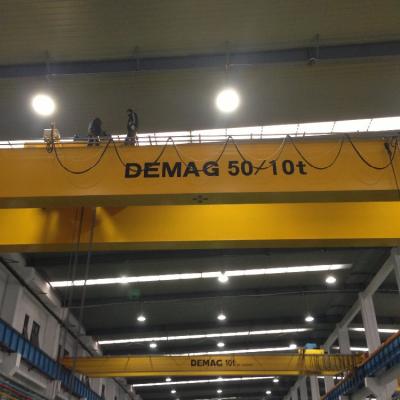 China Bridge Crane Factory Workshop Warehouse Port Extensively Use European Type Double Girder Mobile Electric Overhead Crane for sale