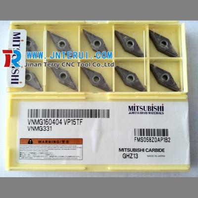 China Insert Mitsubishi Distributor CNC Tools Tungsten External Spinning WNMG080408-MP UE6105 for sale