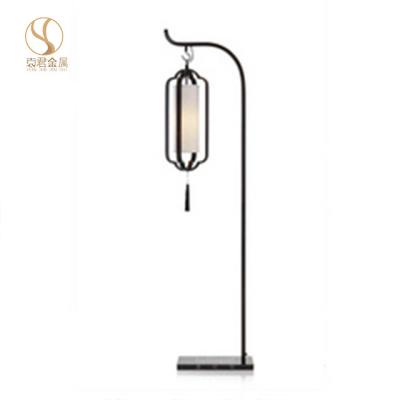 China New Design Contemporary Antique Metal Lampshade Led Floor Lamp Adjustable Gooseneck Bracket Light For Home Bedroom for sale