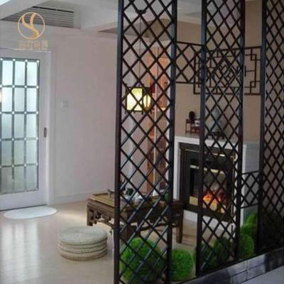 China Hall Backdrop Decor Metal Room Easily Gathered Panels Laser Cut Art Metal Room Divider Decorative Screen for sale