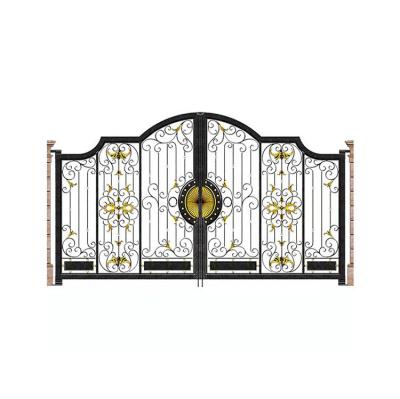 China Viable New Design Metal Gate High Quality Single Wrought Iron Garden Gate for sale