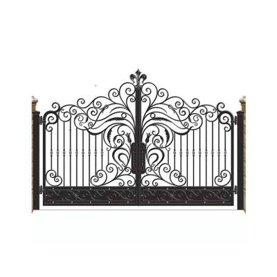 China 2021 Latest Design Modern Wrought Iron Main Gate Lane High Quality Luxury Sliding Doors for sale