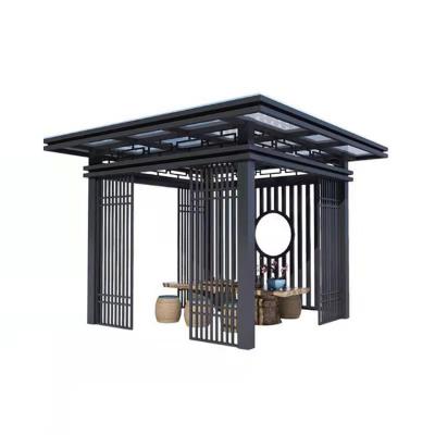 China Rectangular metal pavilio new product ventilated casual and comfortable pavilion antique good price for sale