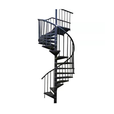 China The Other Widely Used Outdoor Staircase Kit Luxury Modern Wrought Iron Spiral Staircase for sale