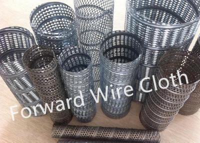 China Round Hole Perforated SS 316 / 304 Carbon Steel Spiral Welded Tube Galvanized for sale