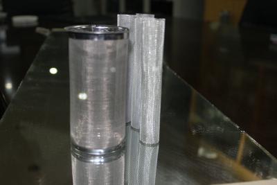 China SS metal Cylinderial Wire Mesh Filters For Oil / Air corrosion resistant for sale