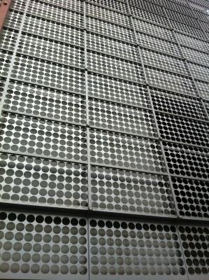 China Stainless Steel Plate Wire Mesh Screen For Railway 0.84mm Thickness Length Required for sale