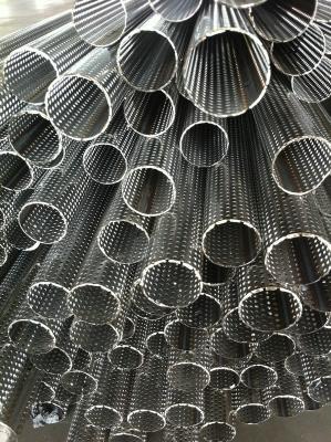 China Low carbon steel Metal Mesh Tubing Perforated Screen custom cut length for sale