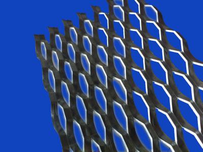 China Platform Grating Alloy Expanded Metal Mesh Sheet With Skid Resistant Surface for sale