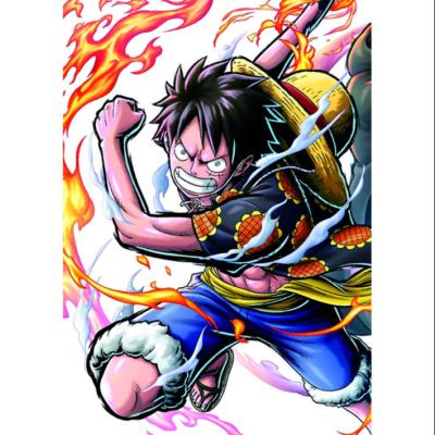 China Custom Japan Dragon Ball One Piece cinema shake flipping PET sheet anime 3d lenticular card sticker printing patchcar for sale