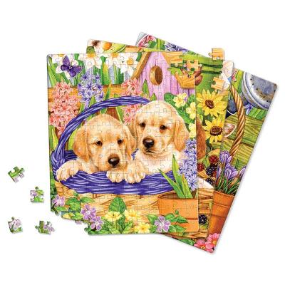 China Educational Toy 180pc 3d Lenticular Puzzles For Kids Animal Puzzle With Lenticular 3D Printing for sale