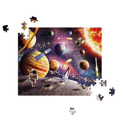 China DIY TOY Universe /Outer space 3d printing jigsaw puzzle custom lenticular puzzle for sale