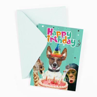 China Europe Greeting Cards 3D Greeting Cards Eco - Friendly Blank Greeting Cards And Envelopes for sale