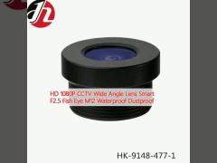 HD 1080P CCTV Wide Angle Lens Smart F2.5 Fish Eye M12 Waterproof Dustproof