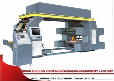 China Plastic Film Flexo Printing Machine With Ceramic Anilo Rollers , 960mm for sale