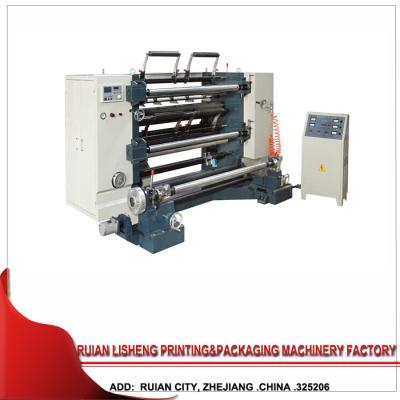 China Computer Control Vertical High Speed Slitting Machine for Roll Nylon Film / paper for sale