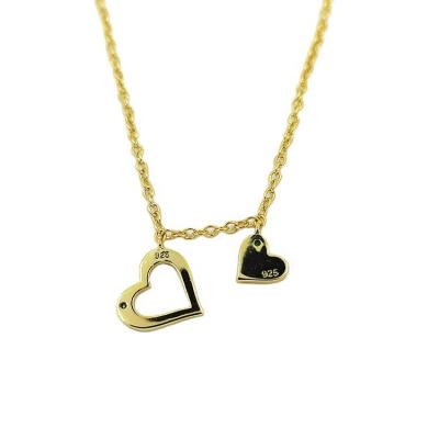 China New CLASSIC Love Necklace Pendant Necklace Mother's Day Love You Gold Plated Necklace for sale