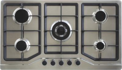 China Hob home do gás dos fogões, painel de vidro moderado espessura do Hob 7mm do gás da cozinha à venda