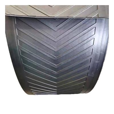 China Widely Used 4 Ply PE Chevron Rubber Belt Coal Mining Special Design Heavy Duty Industrial Conveyor Belts for sale