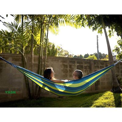 China Comfortable Camping Hammock YASN YS-4010 Hammock Hanging Portable Outdoor 2 Person Swing Hammock Double Garden Hammock for sale