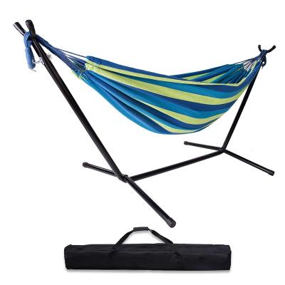 China YASN YS-4002 Comfortable Swing Garden Camping Hammock Free Standing Fabric Cotton With Stainless Stand for sale