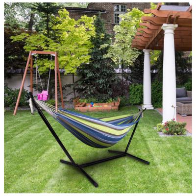 China YASN YS-4002 Stainless Steel Iron Pipe Comfortable Hammock Stand Swing Outdoor Cheap Aerial Hammock for sale